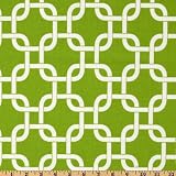 54'' Wide Premier Prints Gotcha Chartreuse/White Fabric By The Yard
