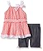 Little Lass Girls' 2 Piece Bike Short Set Smock Waist