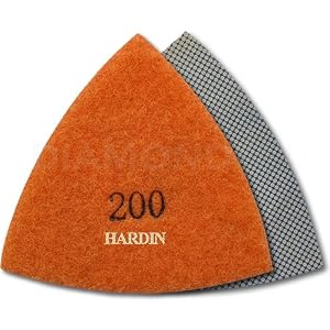 HARDIN MB1R 200 Grit Electroplated Diamond Oscillating Polishing and Sanding Pad
