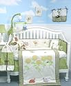 SoHo Sage Classic Sunflowers Baby Crib Nursery Bedding 10 Pieces Set