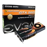 EVGA e-GeForce GTX260 SC 896MB DDR3 PCI Express 2.0 Graphics Card -Lifetime Warranty with Free Special Edition EVGA Precision Overclocking Utility
