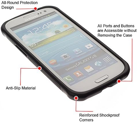 WAWU Rugged Armor Slim Protection Case Cover Shell -- weights lifting gym frog strong body building -- Samsung Galaxy S3 I9300