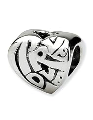 Sterling Silver True Love Charm Bead Fits Pandora Chamilia Biagi Bracelet