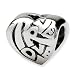 .925 Sterling Silver True Love Bead