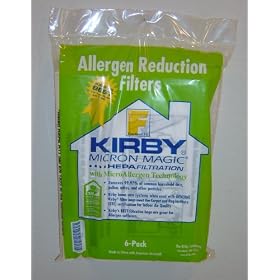 6 Kirby Style F Vacuum Bags for 2009 Sentria Models