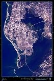 St. Petersburg, Florida satellite map art: 24