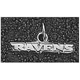 LogoArt Baltimore Ravens Sterling Silver Team Name Pendant