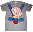 Family Guy Stewie Hangover Baby Carrier Mens T-shirt