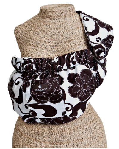Picture of Cozy Balboa Adjustable Sling Style in Dotted Daisy- Brown and White DS-BAL-70081 (Baby Carriers)