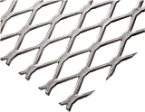 Carbon Steel Expanded Metal Flat Sheet, 3/4