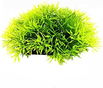 Cocoinn 2PCS Aquarium Plastic Emulational Leaf Plant (Yellow)