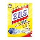 S.O.S. Steel Wool Soap Pads, 18 Count