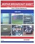 Mopar Broadcast Sheet Decoder Guide 1969-1974
