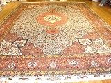 12x20 Hand Knotted Tabriz Persian Rug - 20'0x12'0