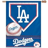 Los Angeles Dodgers Vertical Flag: 27x37 Banner
