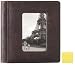 RODEO YELLOW pebble grain leather medium scrapbook #170 style album by Raika -