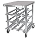 Winholt CR-54M Mobile Can Dispensing Racks, Half Size, 27 1/2" Width x 35" Length x 35" Height, Aluminum