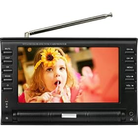 7 Portable TFT LCD TV with Digital Photo Frame Feature