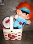Avon Police Troll Candle lip Balm Gift Basket
