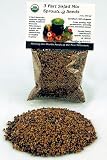 3 - Part Salad Sprout Mix - Certified Organic Sprouting Seed: Radish, Broccoli, Alfalfa 1/8 Lb. (2 Oz.) of High Germination Sprout Seeds for Planting, Gardens, Cooking or Delicious Salad Sprouts: Sprouts Are High in Vitamins A, B-1, B-6 and C, Folic and Pantothenic Acids, Niacin, Potassium, Iron and Phosphorous & Chlorophyll. Growing Sprouts is Healthy & Fun.