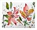 Stargazer Lily Fine Art Prints Watercolor Painting Flower Wall Art Pink Lilies, Matted to 11x14