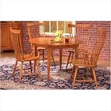Highland Road Cherry 44 Round Leg Table Finish: Natural