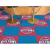Detroit Pistons 18"x18" tiles Nba Carpet Tiles Set of 20 Carpet Tiles