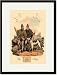 Black Framed/Matted Print 17x23, Irish Brehons