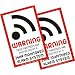 Two Alarm Window Stickers - Security Stickers for your home or business