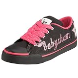 Babycham Women's Basic Lace Sequin Trainer Canvas