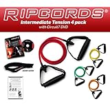 Ripcords Resistance Exercise Bands Set with Circuit Training DVD