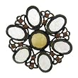 Vintage Flower Medallion Brooches & Pins