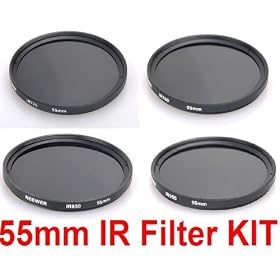 NEEWER® 55MM Infrared Lens Filter Kit - for ANY DSLR / SLR Camera with a 55MM Filter Thread!