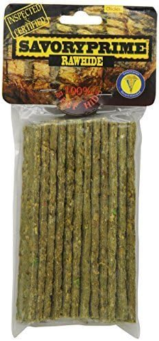 Savory Prime 12-Pack Munchie Strips, 5-Inch, Chicken by Savory Prime