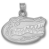 Univ Of Florida Gator Head 5/8 Pendant (Silver)
