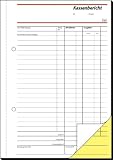 Produkt-Bild: Sigel SD007 Kassenbericht/Bestandsrechnung, 1. und 2. Blatt bedruckt, selbstdurchschreibend, A5, 2x40 BL