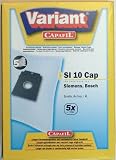 5 sacs aspirateur microfibre Capafil Variant + 1 filtre pour BOSCH - ( Type K - BBZ 71 AFK ) - BSN 100 &agrave; 1999 (big bag 3l) - ARRIVA : BSG 1000 &agrave; 1999 - (TYPE K) SIEMENS - (FD 8110, 461342, 461343) - Smily : VS 01 G 000 &agrave; 999 - Type K - VZ 71 AFK - Supe