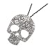 Fashion vintage big skull Pendant With Chain