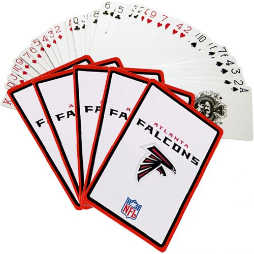 Atlanta Falcons NFL Team Logo Playing Cards