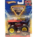 2010 Hot Wheels Monster Jam #62 75 SUPERMAN Flag Series 1:64 Scale Collectible Truck by Hot Wheels