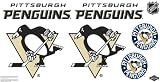 NHL Pittsburgh Penguins Car Decals Medium - 49-by-25-Inch