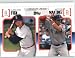 2010 Topps Legendary Lineage #LL33 Carlton Fisk / Victor Martinez - Boston Red Sox (Baseball Cards)