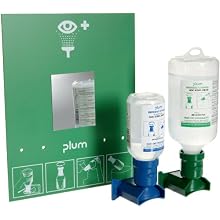 Bel-Art, Scienceware, 248804003, Eyewash-.2liter ph-Neutral+.5 liter-.9%Saline Uncovered Station