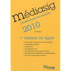 M�diasig 2010 + version en ligne
