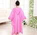 Aircee (TM) Kids Hooded Rain Poncho Raincoat Cover Long Rainwear For Age 5~10 (Pink)