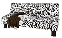 Big Sale Primo International DJ-Maple Klik Klak Adjustable Sofa, Safari Zebra