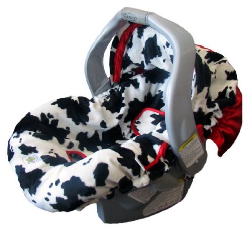 Patricia Ann Designs Cow Carseat Cover