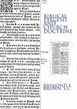 Biblical Exegesis and Church Doctrine