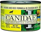 Canidae Canned Dog Food, Chicken and Rice Formula in Chicken Broth (Pack of 12 5.5 Ounce Cans)
