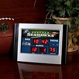 Seattle Seahawks Alarm Clock Desk Scoreboard at Amazon.com